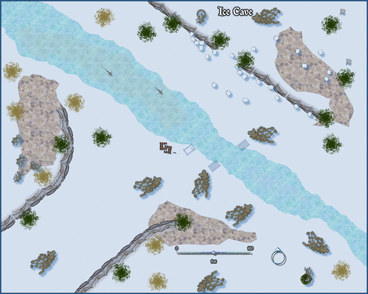 Nibirum Map: ice cave by JimP